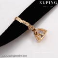 43704 xuping à la mode plus large en cuir collier triangle noble forme pendentif collier bijoux Chine en gros